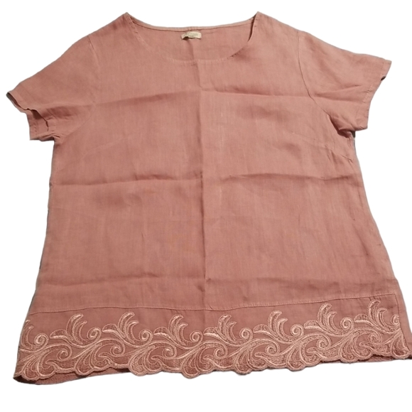 LINA  TOME . 100% LINEN MADE IN ITALY - Picture 1 of 16